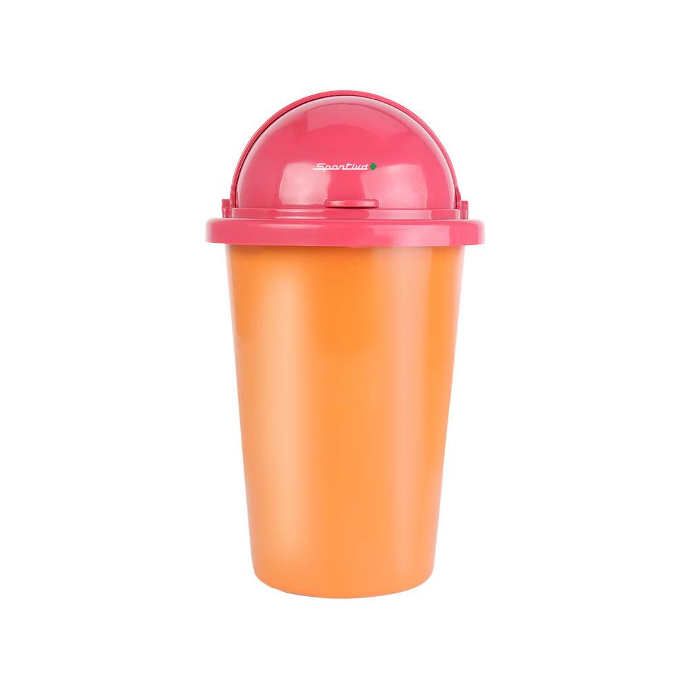1pc ABS Portable Car Trash Bin Can Rubbish Container Storage Box Bucket For Alfa Romeo 147 159 Sportiva Stelvio Auto Accessories ghi855