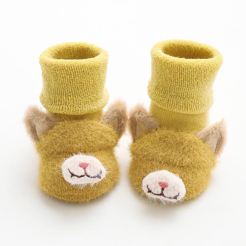 Autumn Winter Thick Baby Non-slip Cartoon Socks for Newborns