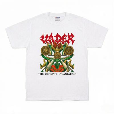 Vader T-Shirt Die Ultimative Beschwörung 90er Death Metal Band Unisex Top Kleidung Kurze Ärmel Bedruckt Gewaschen Retro Baumwollhemden