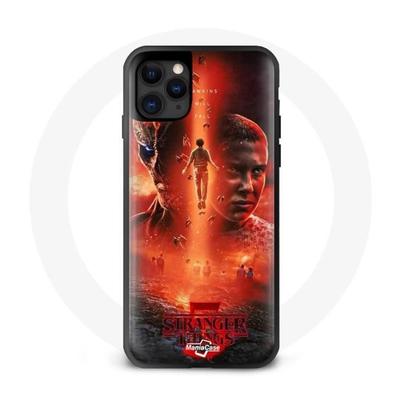 Coque - Maniacase - Iphone 13 - Noir - Souple - Stranger Things Saison 5