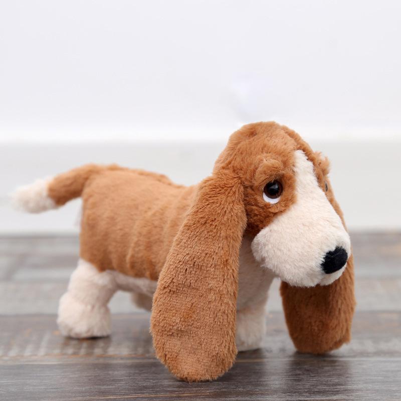 20/30cm Simülasyon Bulldog Peluş Bebek Sevimli Dachshund Çocuk Yatıştırıcı Bebek Gerçekçi Evcil Hayvan Köpek Serisi Peluş Dolgulu Oyuncak Çocuk Hediyesi