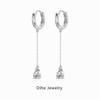 Orecchini Pendenti a Goccia in Argento Sterling S925 Bestseller Nordico per Donna - Raffinati, Versatili, Design di Lusso Leggero