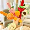 Pineapple Hand Clap Ring Strawberry Plush Slap Bracelet Kids Toys Clap Circle Toys  Party Supplies