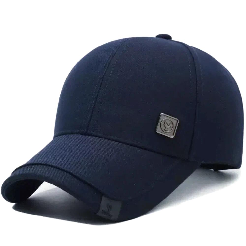 Berretto da Baseball da Uomo con Marchio Metallico Regolabile Cappello Casual Cappellini per Uomo Donna Sport all'Aperto Pesca Cappellini per il Tempo Libero