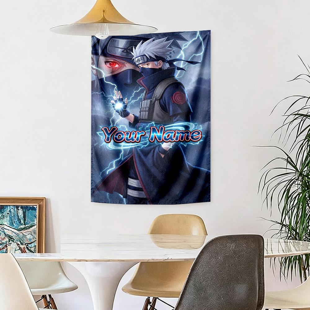 Naruto Character Custom Tapestry Customizable Wall Tapestry Vibrant Fade-Resistant Print Perfect for Gift Wrapping Multi-purpose for All Occasions