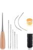 YFFSFDC Leathercraft Tools Waxed Thread Set for Leather Waxed Thread 10-Piece Crafting, DIY, Handmade, Sewing,