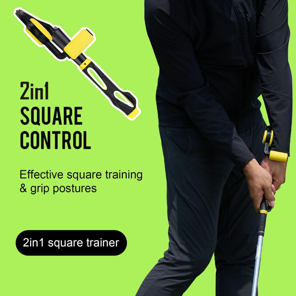 Golf Grip Trainer Postures Training Equipment Precision Swing Alignment Tool for Course Practice Leisure Home Garage Outdoor