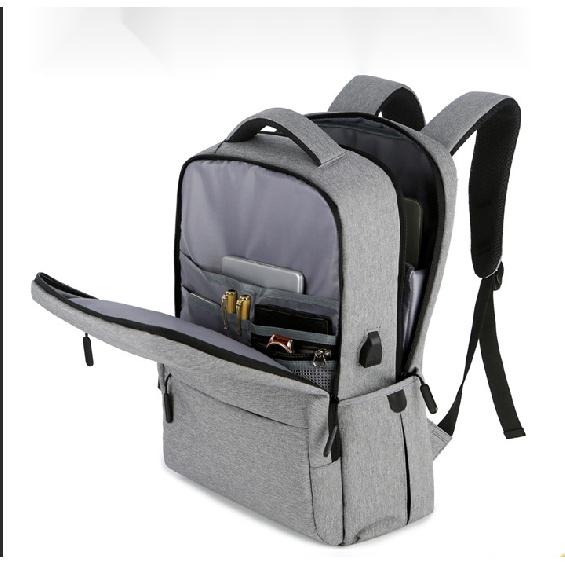 Vattentät slitstark ryggsäck med stor kapacitet avslappnad reseryggsäck unisex student laptop