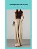 Tencel Linen Wide-Leg Women's Pants Summer 2026 - Lightweight, Cool Ice Silk Casual Design by Yamamoto.