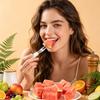 Stainless Steel Melon Baller with Ergonomic Handle and Integrated Scoop for Fruit and Vegetable Preparation Kitchen Tool