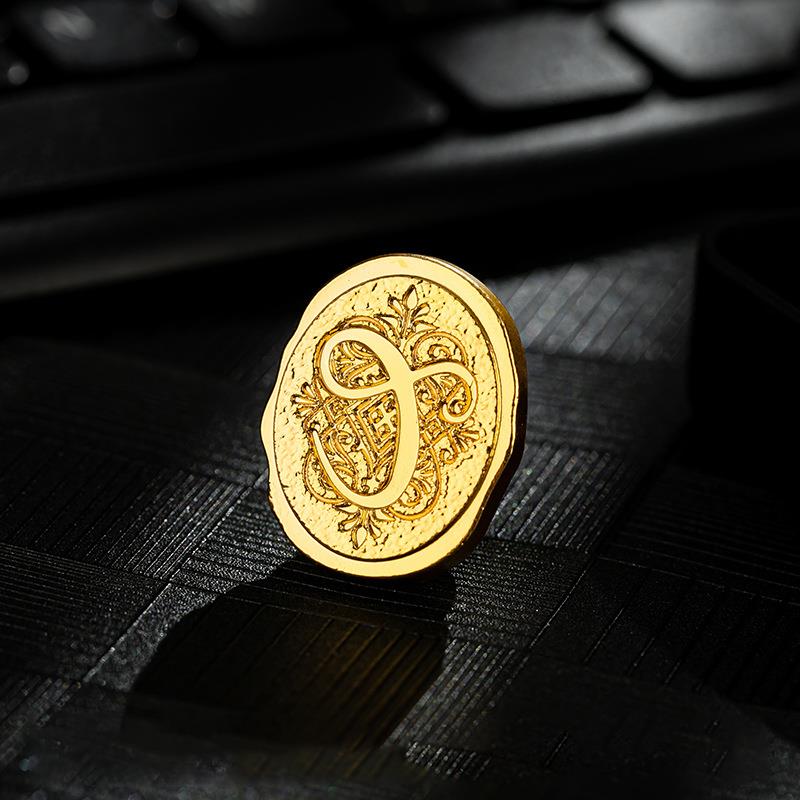 Retro Sealing Wax Stamp Head 26 Letter A-Z Alphabet Seals Stamp Set Tools Post Decor Antique Alloy Seal Head Wedding Craft Gift