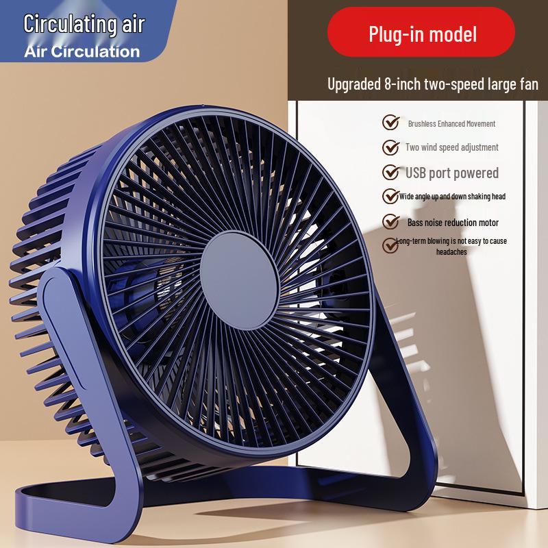 5-inch USB Mini Desktop Silent Fan for Office
