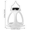 Creative Crown Bird Feeder LED Light Hanging Wild Bird Feeder Bird Food Container  Various Birds