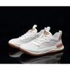 Scarpe Primavera Estate Sneakers Moda Uomo Vera Pelle Scarpe Nere Bianche Pelle Bovina Morbida Piatte Marca Maschile Calzature