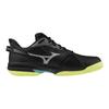Tennisschuhe Wave Exceed 5 AC All Court Vereinsaktivitäten Leichtgewicht Weich Tennis Hartplatzschuhe Schwarz x Weiß x Gelb cm 4E [Mizuno] 28.0