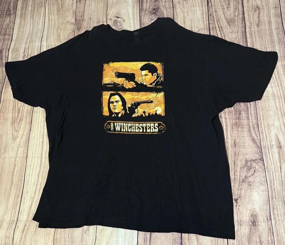 RIPT Apparel Supernatural Sam And Dean Winchester Graphic T Shirt Size 3XL XXXL 3XL