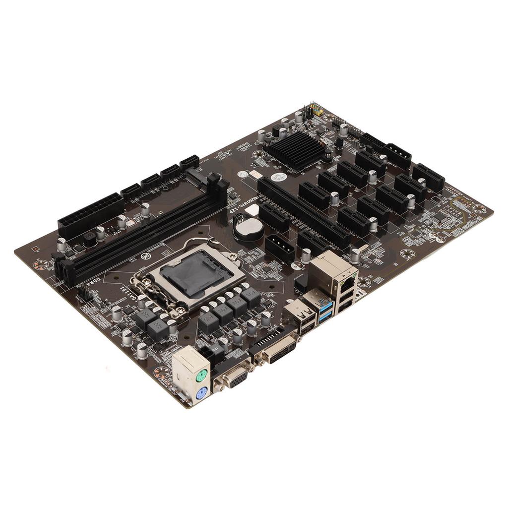 Mining Mainboard Support 12 PCIE Ports 2 DDR4 DIMM LGA1151 4 SATA3.0 Maximum Support 16G PC Motherboard for Desktop