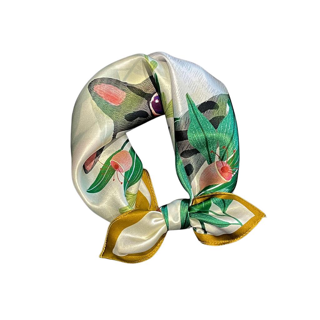 Thin Breathable 11cm Small Square Scarf Classic Temperament Small Square Scarf Women's Silk Professional Wear Decorative Silk Scarf
