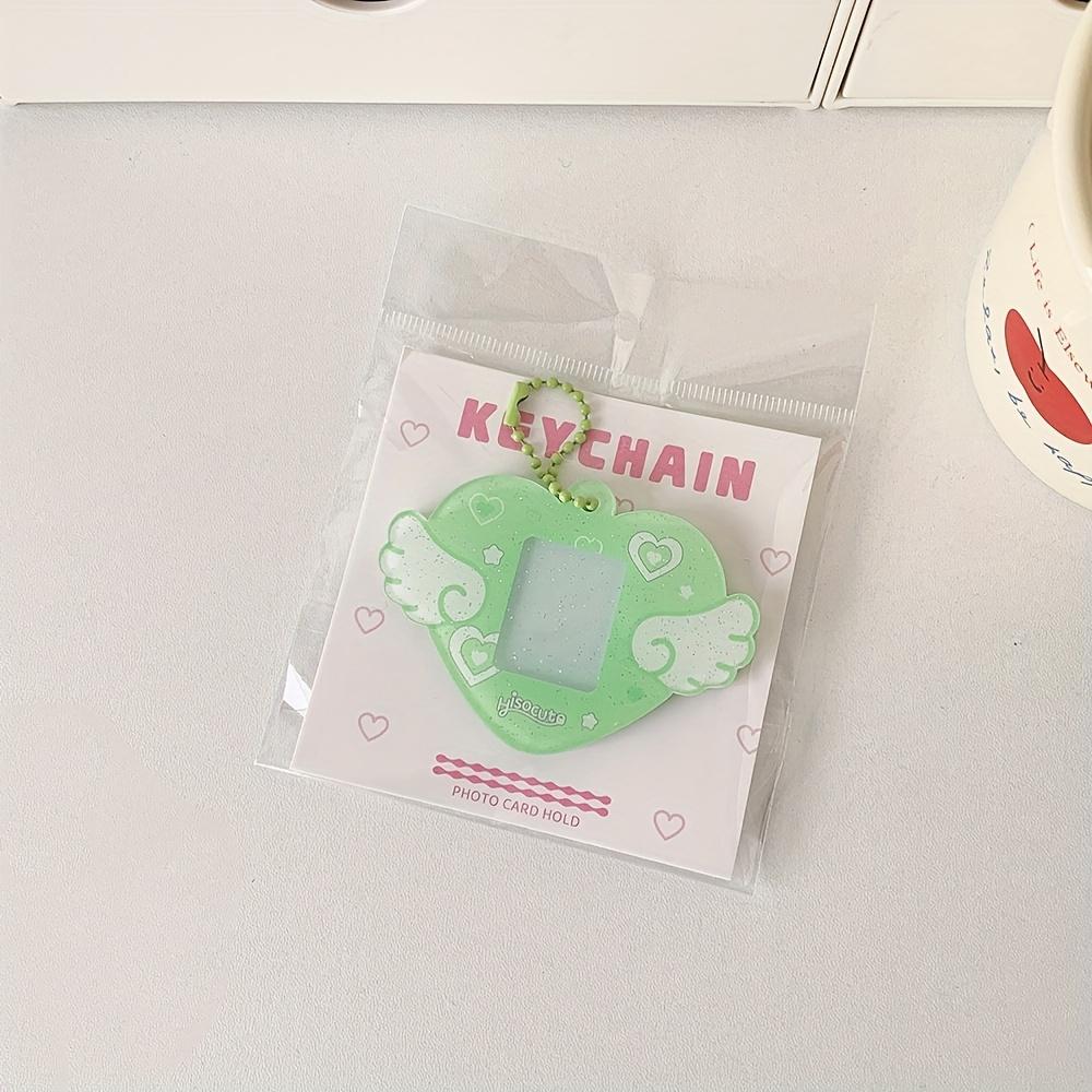Photo Keychain Holder, Y2K Style Mini Photo Frame Key Rings, Kpop Things Acrylic Charm Accessories, DIY Picture Key Chain