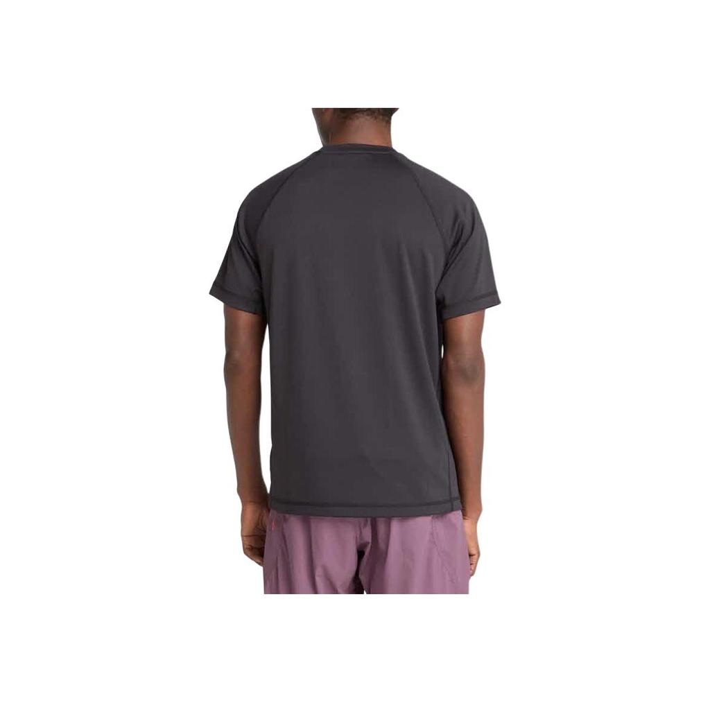 Timberland Solid Color Raglan Short Sleeve Round Neck T-Shirt Men Tops Black TB0A6AS70011