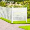48" W x 48" H Vinyl Privacy Fence Panels, Air Conditioner Fence, Outdoor Privacy Screens for Trash Can, Pool Equipment Enclosure, Privacy Screen Kit