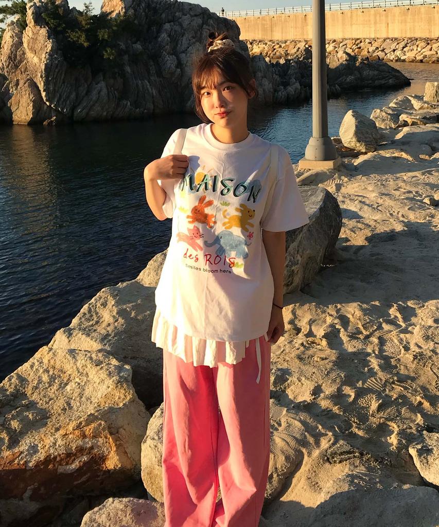 ROIDESROIS Maison Joyful Short Sleeve T-Shirt (White)