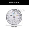 Metal Construction Barometer With Temperature Gauge Ideal For Hiking Camping And Scientific Research Portable