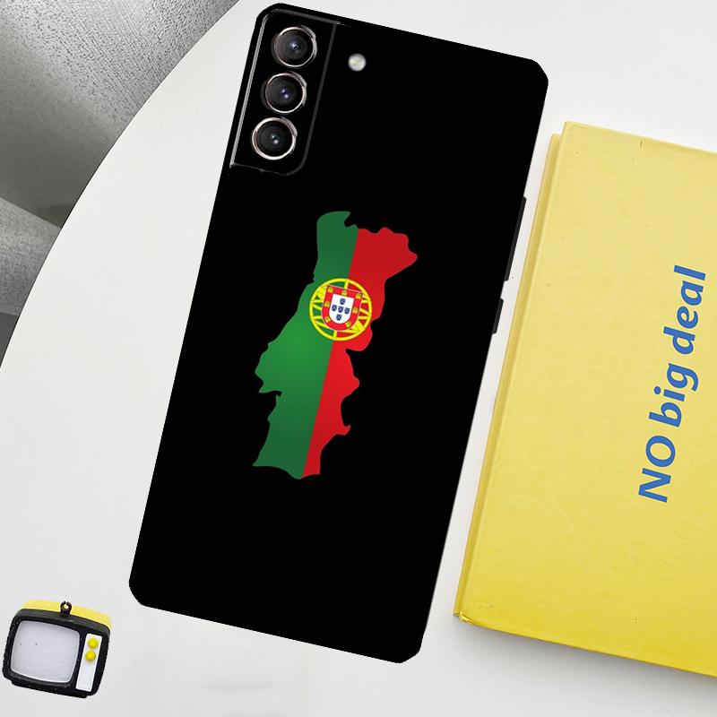 Portugal Flag Phone Case For Samsung Galaxy S26 S24 Ultra S20 S21 S22 S23 Plus S10 S24 FE S25 Ultra Cover