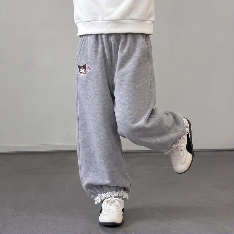 Hello Kitty Girls' Wide-Leg Casual Fall Trousers