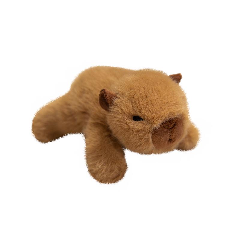 Cartoon Simulation Capybara West Highland Sloth Frog Pony Plush Magnetic Refrigerator Sticker Fun Refrigerator Decoration Shape