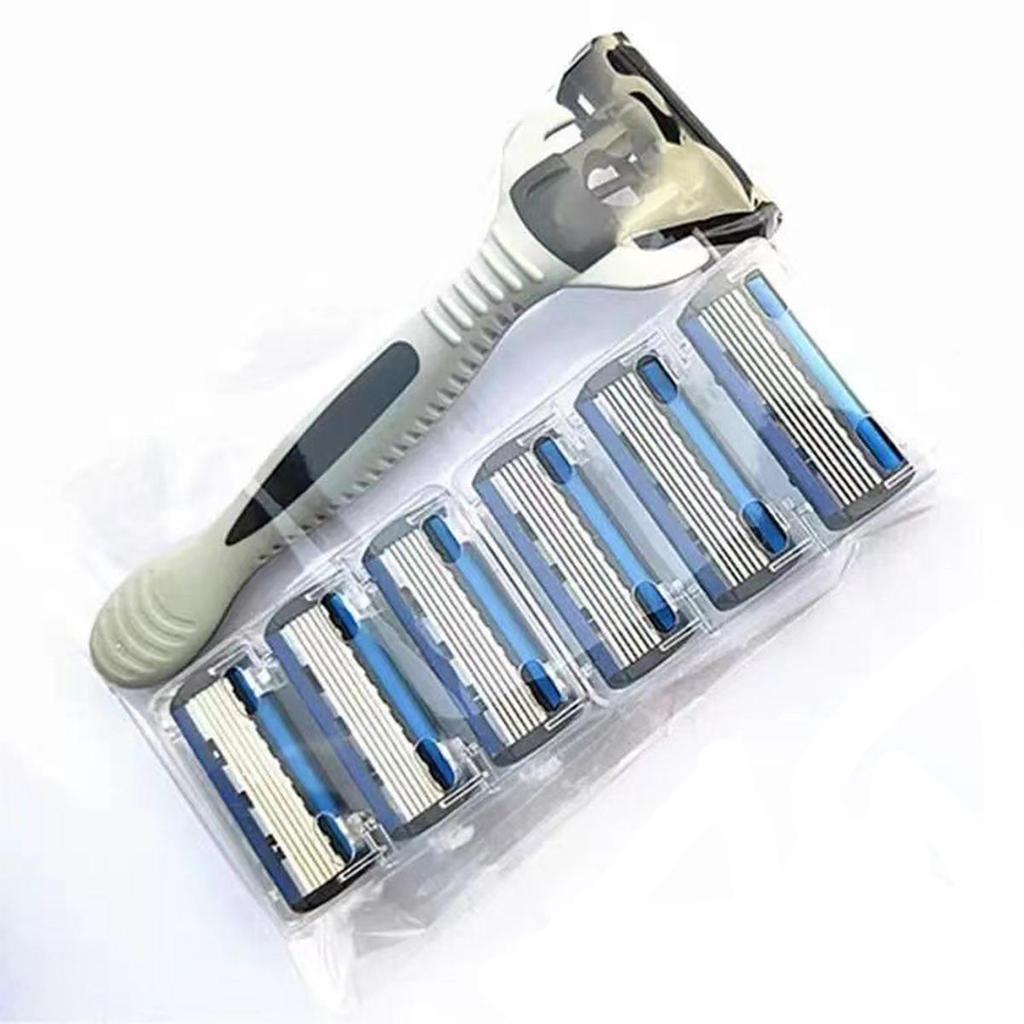 Erkekler için Pürüzsüz Tıraş için 6 Katmanlı Cross-Border Manuel Tıraş Makinesi