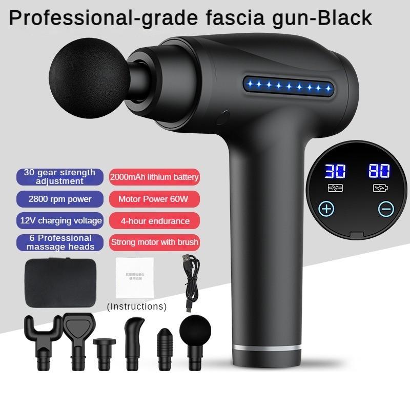 Mini Brushless Motor Multi Gear Adjustment Massager Muscle Relaxation Impact Fascial Gun Professional and Efficient Lithium Battery Massage Equipment