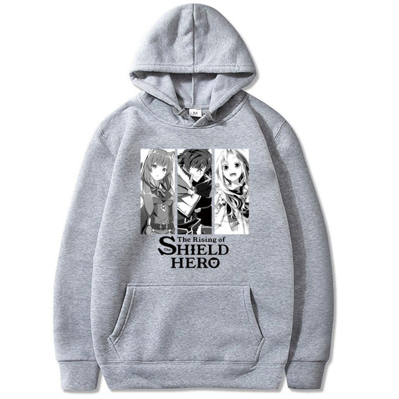 The Rising of The Shield Hero Japanese Animation Hoodies Men Long Sleeve Sweatshirts Women Harajuku Pullovers Sudaderas