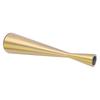 Geometric Candle Holder Aluminum Gold Taper Candlestick Holder Decor for 3cm Candle L 6 X 26.5cm /