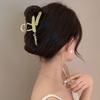 Exquisite Rhinestone Wheat Claw Clip Metal Geometric Shark Crab Hair Clip Hairpins Barrettes For Women Fashion Hair Accessories Headwear