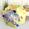 Ombrello da Viaggio a Tema Winnie the Pooh e Amici - 8 Stecche, Apertura e Chiusura Automatiche, Design Pieghevole Portatile, Ombrello Compatto ed Elegante