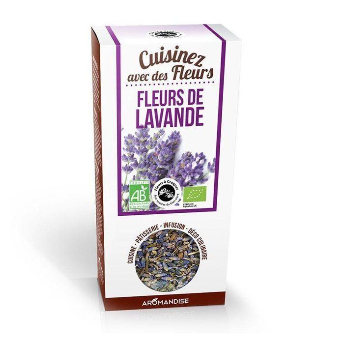 Fleurs comestibles bio - Fleurs de Lavande 80 g