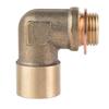 For Car Exhaust Sensor Adapter Brass M18x1 5 Thread with 90 Degree Elbow Fitting for Secure and Sensor Installation