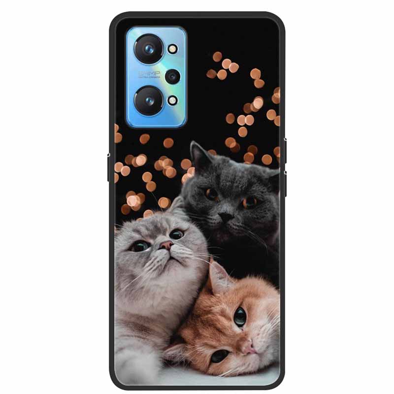 For Realme GT Neo 2 Case Silicone TPU Soft Cover Aesthetic Phone Case for Realme GT Neo2 Funda Realmi RMX3370 Shockproof Shell