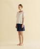 Tudeulimeoseu Red Stitch Cotton T-Shirt