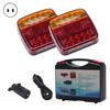 Magnetic Wireless Trailer Lights High Brightness IP67 Waterproof 2.4GHz Frequency Rechargeable LED Trailer Lights Tail Tow Lights Kit