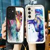 Phone Case for Samsung Galaxy A17 A16 A15 A14 A13 Oil Painting Horse A56 A36 A26 A55 A35 A25 A54 A34 A24 A53 A33 A23 A07 A06