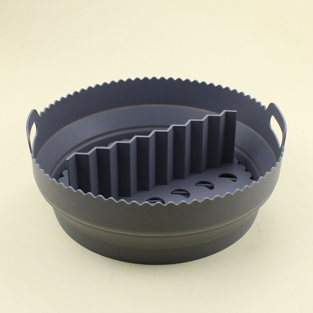 Foldable Silicone Air Fryer Trays Reusable Pot Oven Liner  Air Fryer Accessories