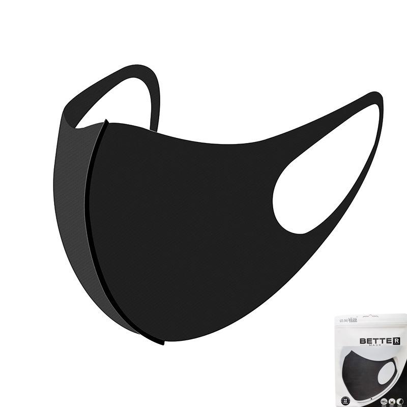 Summer 3D Ice Silk Cycling Mask, Breathable & Fashionable Black for Women