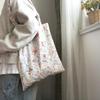 2021 New Poplin Cotton Thin Shoulder Bag Handbag Azalea Flower Floral