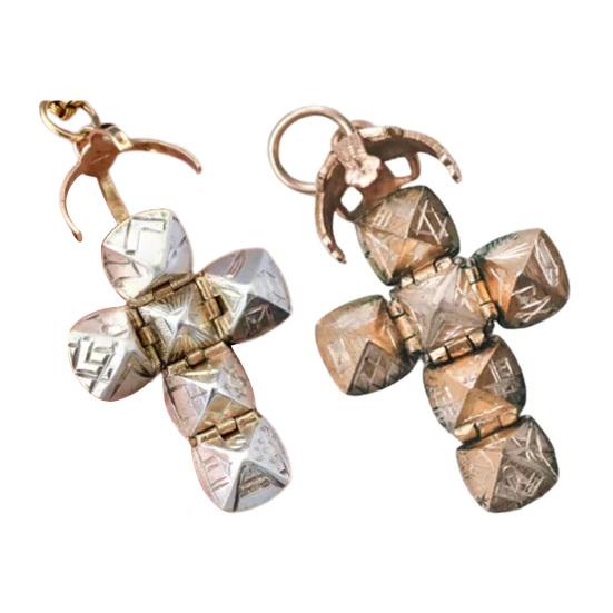 Masonic Transforming Sphere Pendant Vintage Mini Transformative Sphere Pendant with Masonic Symbols Brotherhood Keepsake Gift for Freemasons