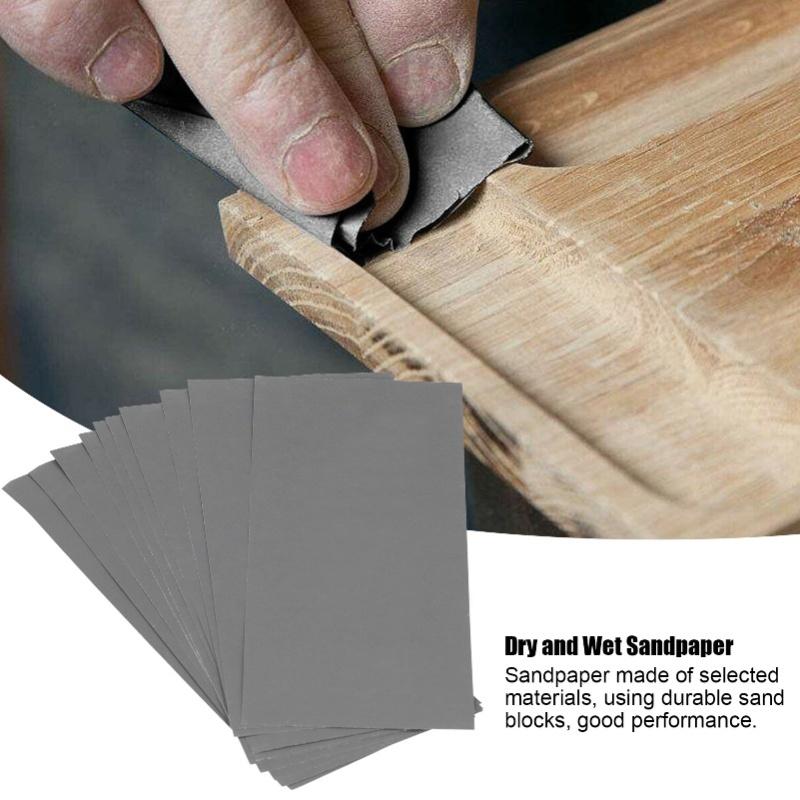 90Pcs Sandpaper Set Dry Wet Sanding Tools 400/600/800/1000/1200/1500/2000/2500/3000 Mesh