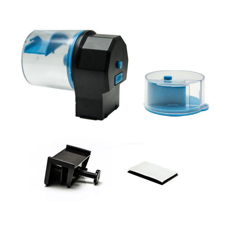 

Automatic fish tank feeder intelligent timing automatic feeder aquarium goldfish feeder large capacity fish aquarium accessoires синій