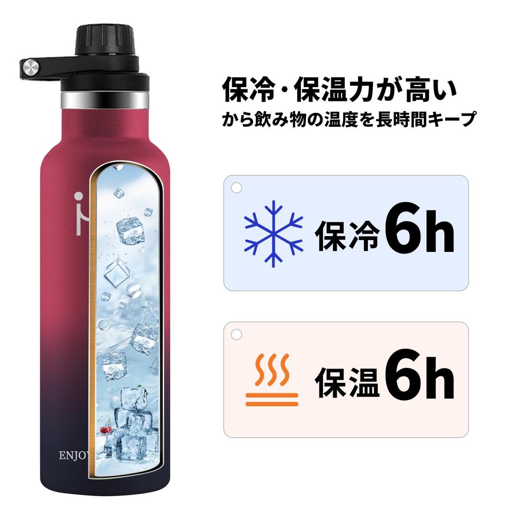 Eliciya 750ml Stainless Steel Water Keeps Hot or Vacuum Suitable for Carbonated Wide Mouth for Easy Adding Drinks and Cloth Bag Lightweight and