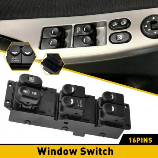 Replacement Fit 45247 For Hyundai Accent Driver Door Master Power Window Switch
